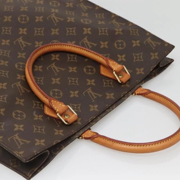 LOUIS VUITTON Monogram Sac Plat Hand Bag - Picture 9 of 16